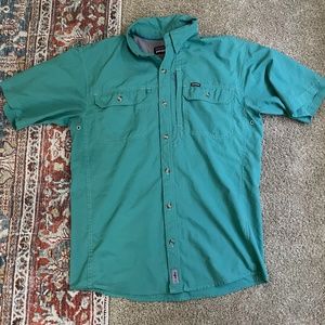 Patagonia fishing shirt green S